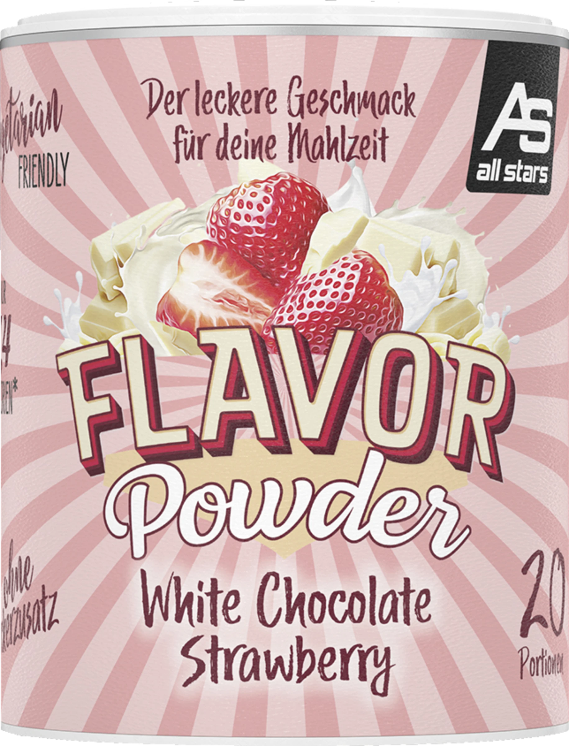 All Stars Flavor Powder White Chocolate & Strawberry 3 All Stars Flavor Powder White Chocolate & Strawberry