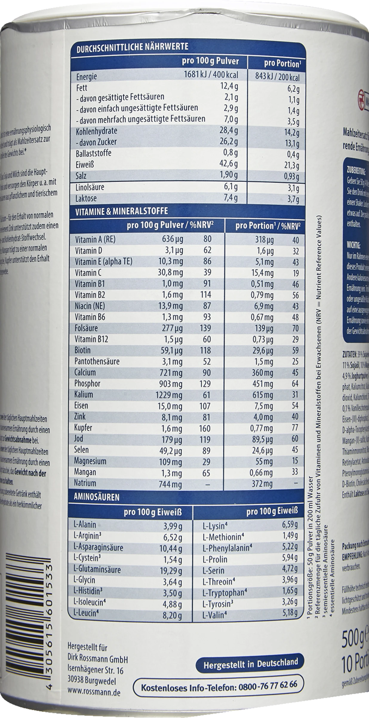 WellMix BALANCE Vitalkost Vanille Geschmack 6 WellMix BALANCE Vitalkost Vanille Geschmack – Bild 4