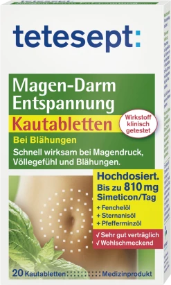 Tetesept Magen-Darm Entspannung Kautabletten