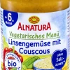 Alnatura Bio Vegetarisches Menü Linsengemüse Mit Couscous -ALL STARS SHOP MAM 3704239 SHOP IMAGE 1.4