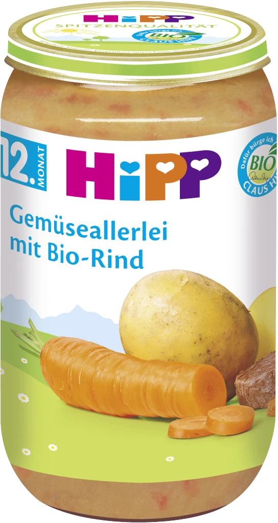Hipp Bio Gemüseallerlei Mit Bio-Rind 3 Hipp Bio Gemüseallerlei Mit Bio-Rind