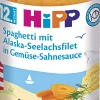Hipp Spaghetti Mit Alaska-Seelachsfilet In Gemüse-Sahnesauce