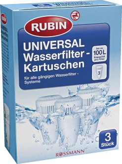 RUBIN Universal Wasserfilter - Kartuschen
