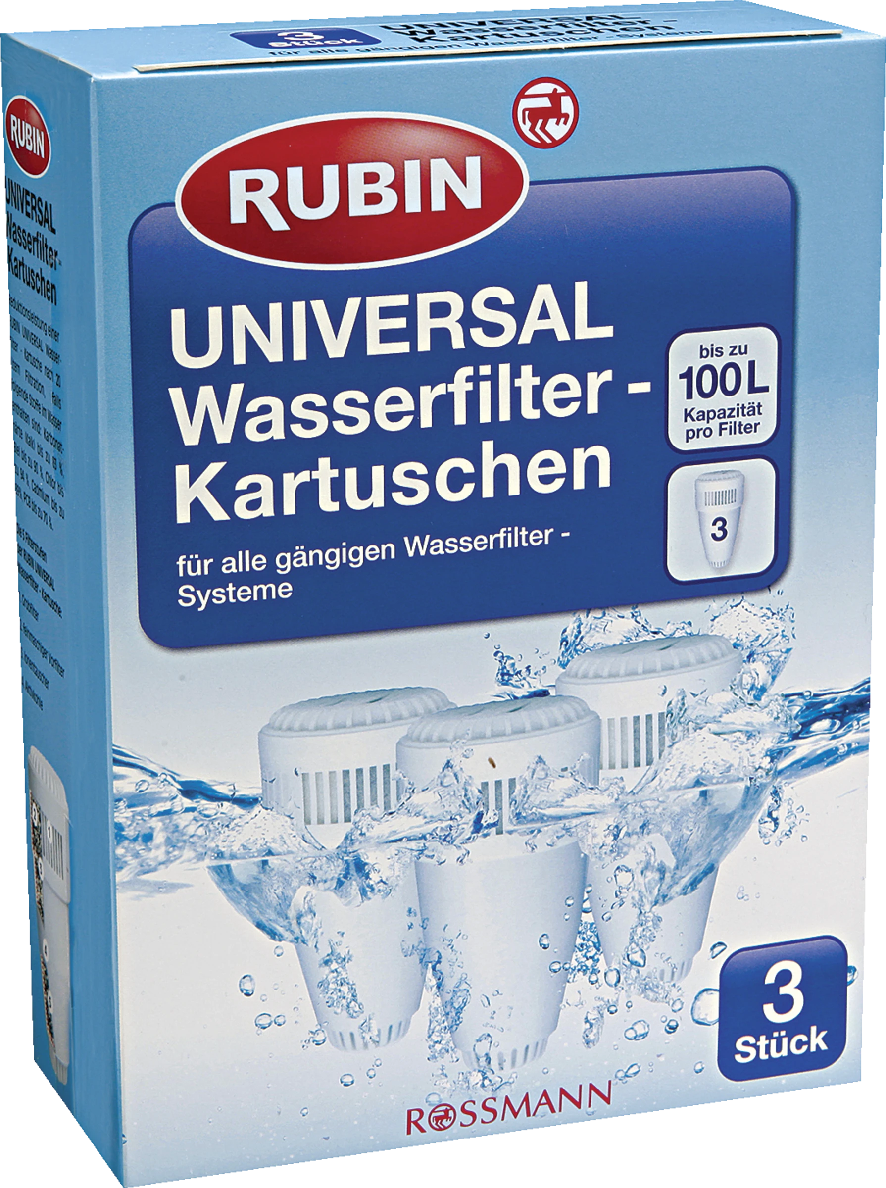 RUBIN Universal Wasserfilter - Kartuschen 3 RUBIN Universal Wasserfilter - Kartuschen