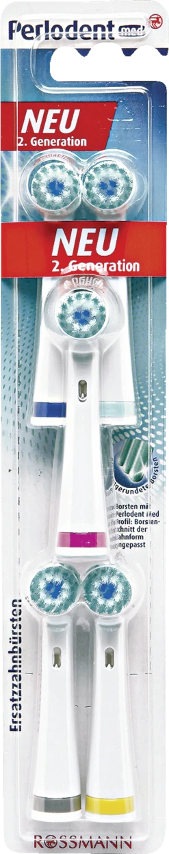 Perlodent Ersatzzahnbürsten