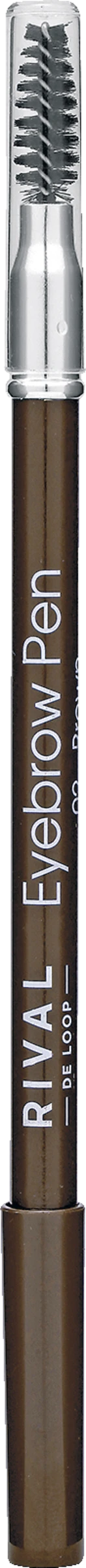 RIVAL DE LOOP Eyebrow Pencil 02 - Brown