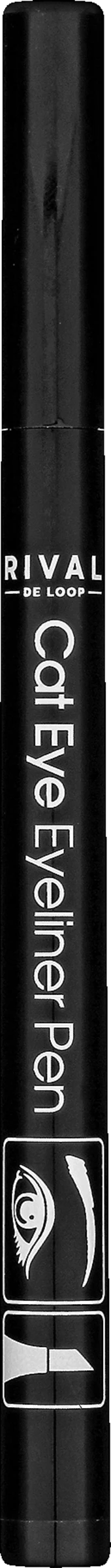 RIVAL DE LOOP Eyeliner Pen Cat Eye Effect 04 - Black