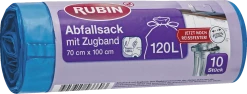 RUBIN Abfallsack Mit Zugband 120 L