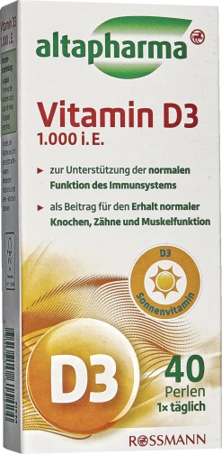 Altapharma Vitamin D3 1.000 I.E.