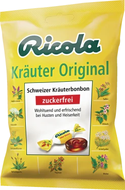 Ricola Kräuter Original Schweizer Kräuterbonbon Zuckerfrei