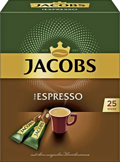 Jacobs Typ Espresso Instantkaffee Sticks