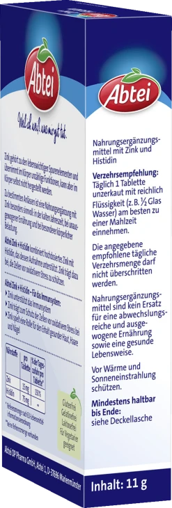 Abtei Zink + Histidin Tabletten -ALL STARS SHOP MAM 3788253 SHOP IMAGE 1.4