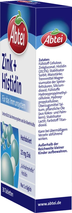 Abtei Zink + Histidin Tabletten -ALL STARS SHOP MAM 3791443 SHOP IMAGE 1.4