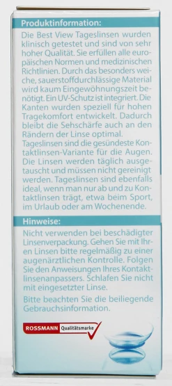 BestView Weiche Tageslinsen -1,00 -ALL STARS SHOP MAM 3794678 SHOP IMAGE 1.4