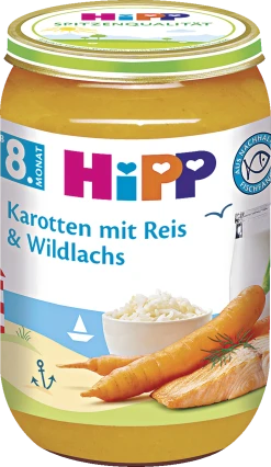 Hipp Bio Menü Karotten Mit Reis & Wildlachs -ALL STARS SHOP MAM 3799400 SHOP IMAGE 1.5
