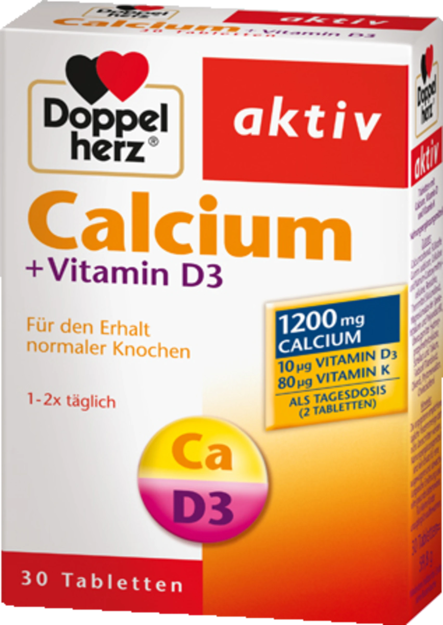 Doppelherz Aktiv Calcium + Vitamin D3 5 Doppelherz Aktiv Calcium + Vitamin D3 – Bild 3