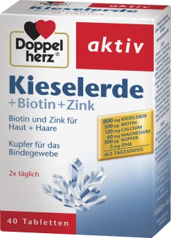 Doppelherz Aktiv Kieselerde + Biotin + Zink -ALL STARS SHOP MAM 3809315 SHOP IMAGE 1.4