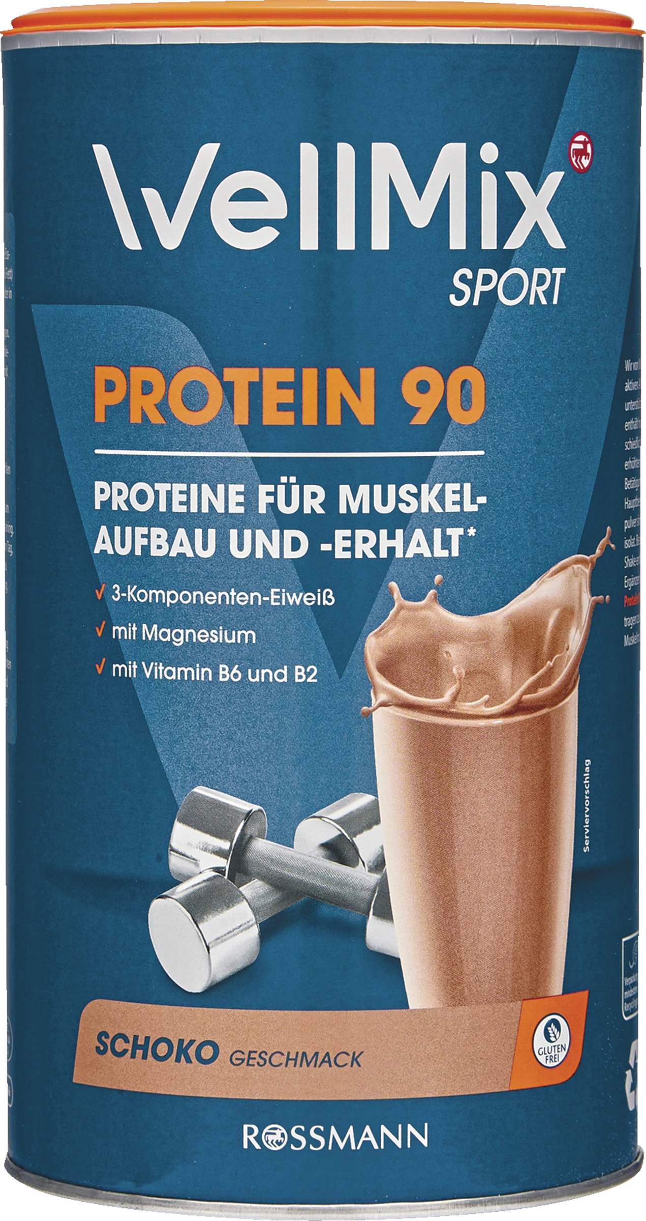 WellMix SPORT Protein 90 Mit Schoko Geschmack 2 WellMix SPORT Protein 90 Mit Schoko Geschmack
