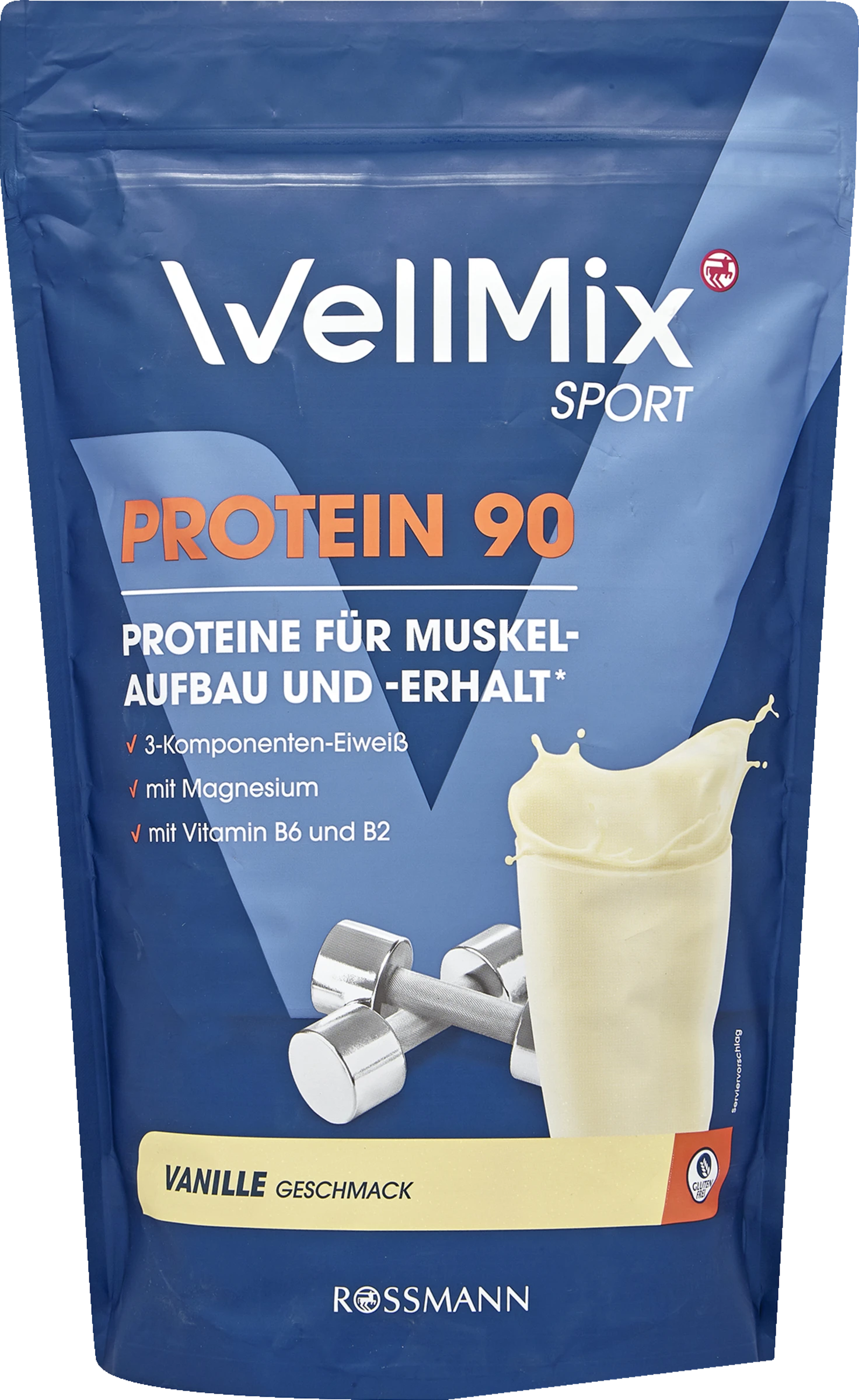 WellMix SPORT Protein 90 Mit Vanille Geschmack 3 WellMix SPORT Protein 90 Mit Vanille Geschmack