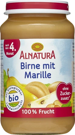 Alnatura Bio Birne Mit Marille