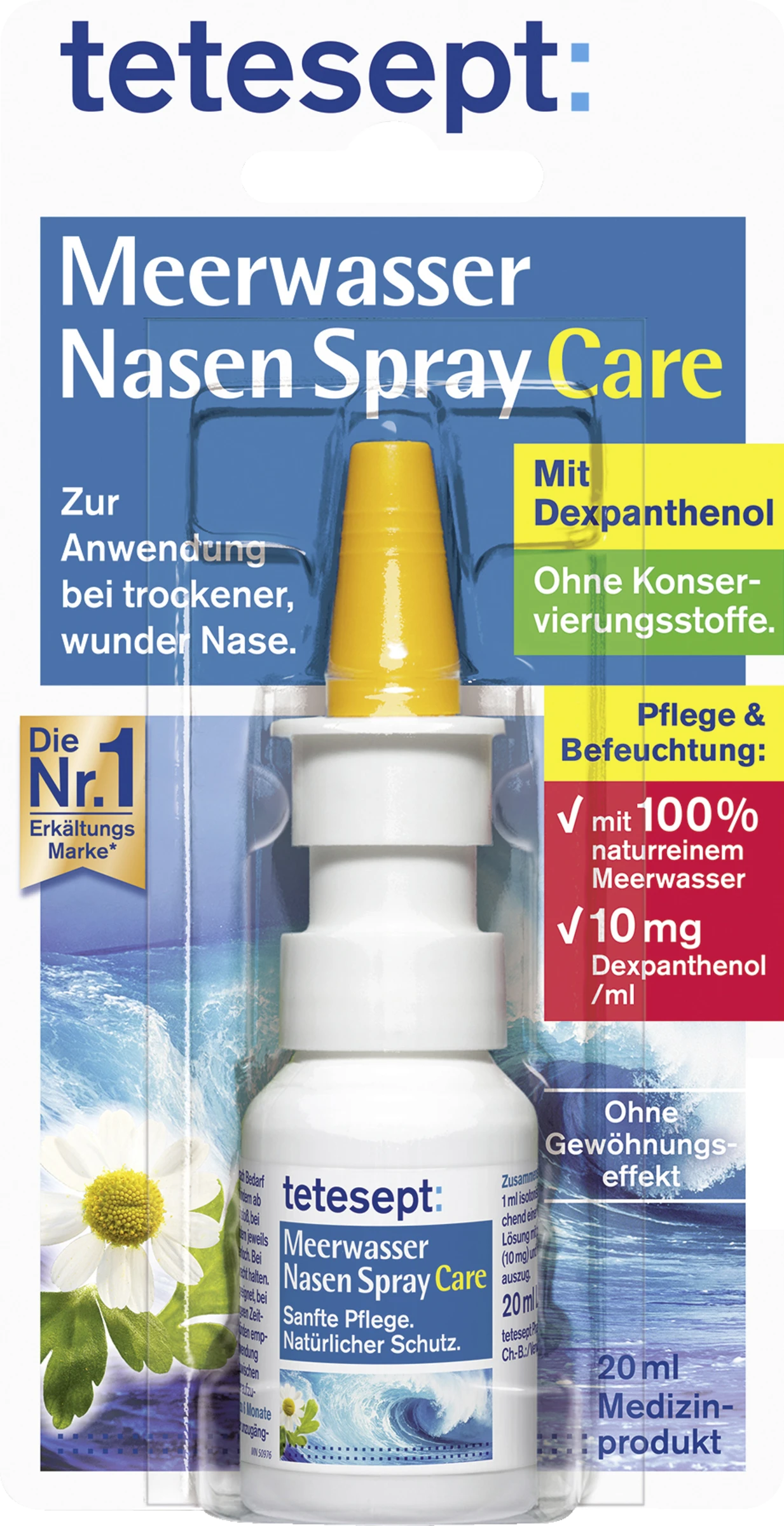 Tetesept Meerwasser Nasen Spray Care 3 Tetesept Meerwasser Nasen Spray Care