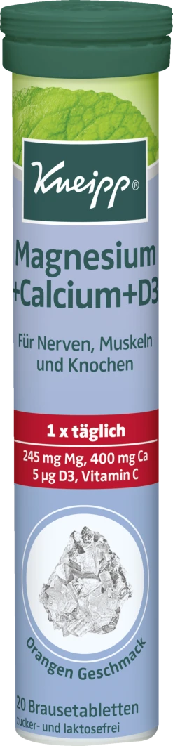 Kneipp Brausetabletten Magnesium + Calcium +D3