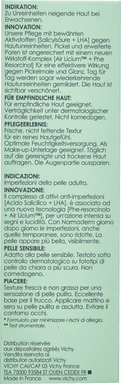 VICHY NORMADERM Hautunreinheiten Reduzierende Pflege Mit 24h-Feuchtigkeitseffekt -ALL STARS SHOP MAM 5041155 SHOP IMAGE 1.4