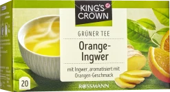 KING'S CROWN Grüner Tee Orange-Ingwer