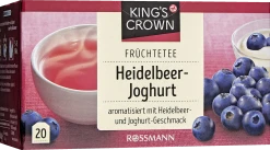 KING'S CROWN Früchtetee Heidelbeer-Joghurt