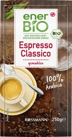 EnerBiO Espresso Classico Gemahlen