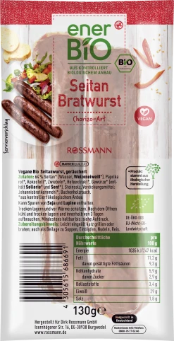 EnerBiO Seitan Bratwurst Chorizo Art
