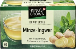KING'S CROWN Kräutertee Minze-Ingwer