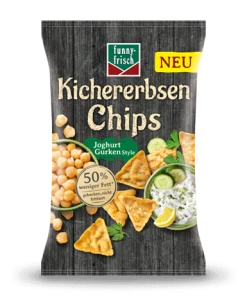 Funny-Frisch Kichererbsen Chips Joghurt Gurken Style