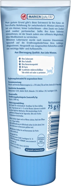 Winston Leberwurst Mit Petersilie & Taurin -ALL STARS SHOP MAM 6450545 SHOP IMAGE 1.4