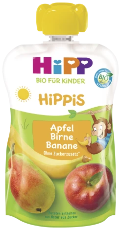 Bio Hippis Apfel Birne Banane