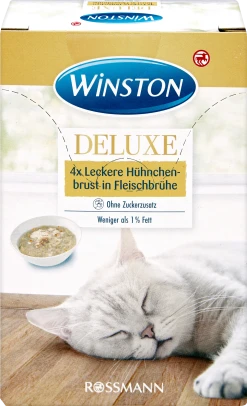 Winston Deluxe 4x Leckere Hühnchenbrust In Fleischbrühe