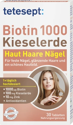 Tetesept Biotin 1000 Kieselerde Tabletten