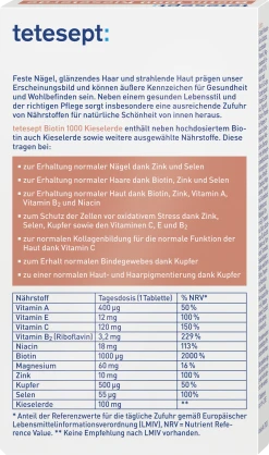 Tetesept Biotin 1000 Kieselerde Tabletten -ALL STARS SHOP MAM 6672941 SHOP IMAGE 1.7