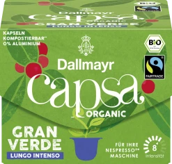 Dallmayr Bio Capsa Gran Verde Lungo Intenso Kaffeekapseln
