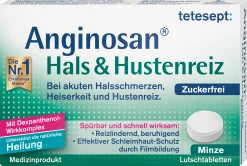 Tetesept Anginosan Hals & Hustenreiz Lutschtabletten Minze