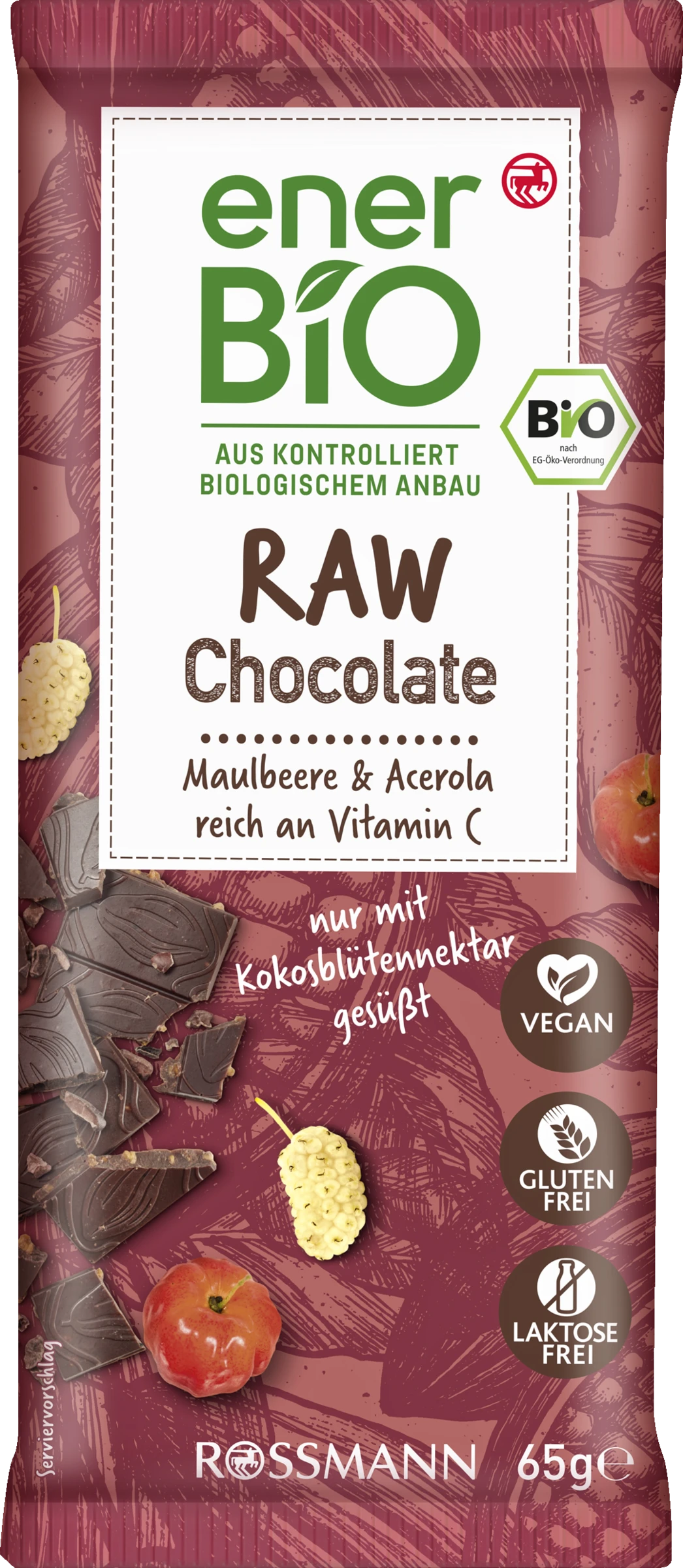 EnerBiO RAW Chocolate Maulbeere & Acerola 3 EnerBiO RAW Chocolate Maulbeere & Acerola