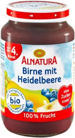 Alnatura Bio Birne Mit Heidelbeere