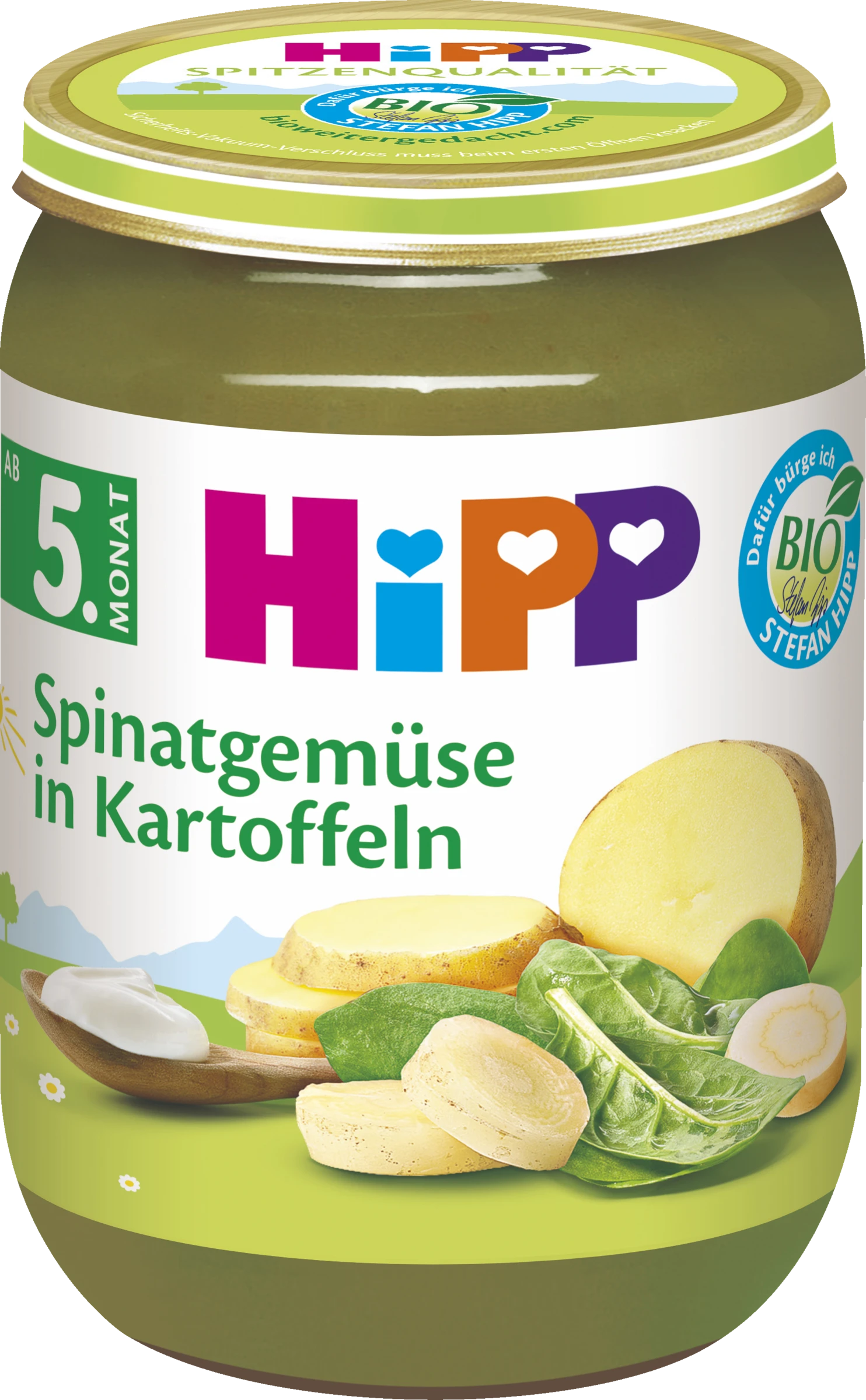 Hipp Bio Spinatgemüse In Kartoffeln Ab 5. Monat 3 Hipp Bio Spinatgemüse In Kartoffeln Ab 5. Monat