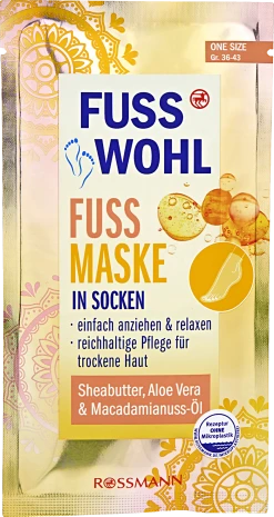 FUSSWOHL Fuss Maske Im Strumpf