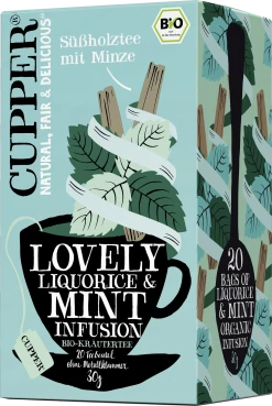 Cupper Bio Kräutertee Lovely Liquorice & Mint Infusion