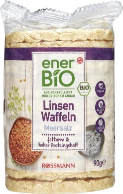 EnerBiO Linsenwaffeln Meersalz