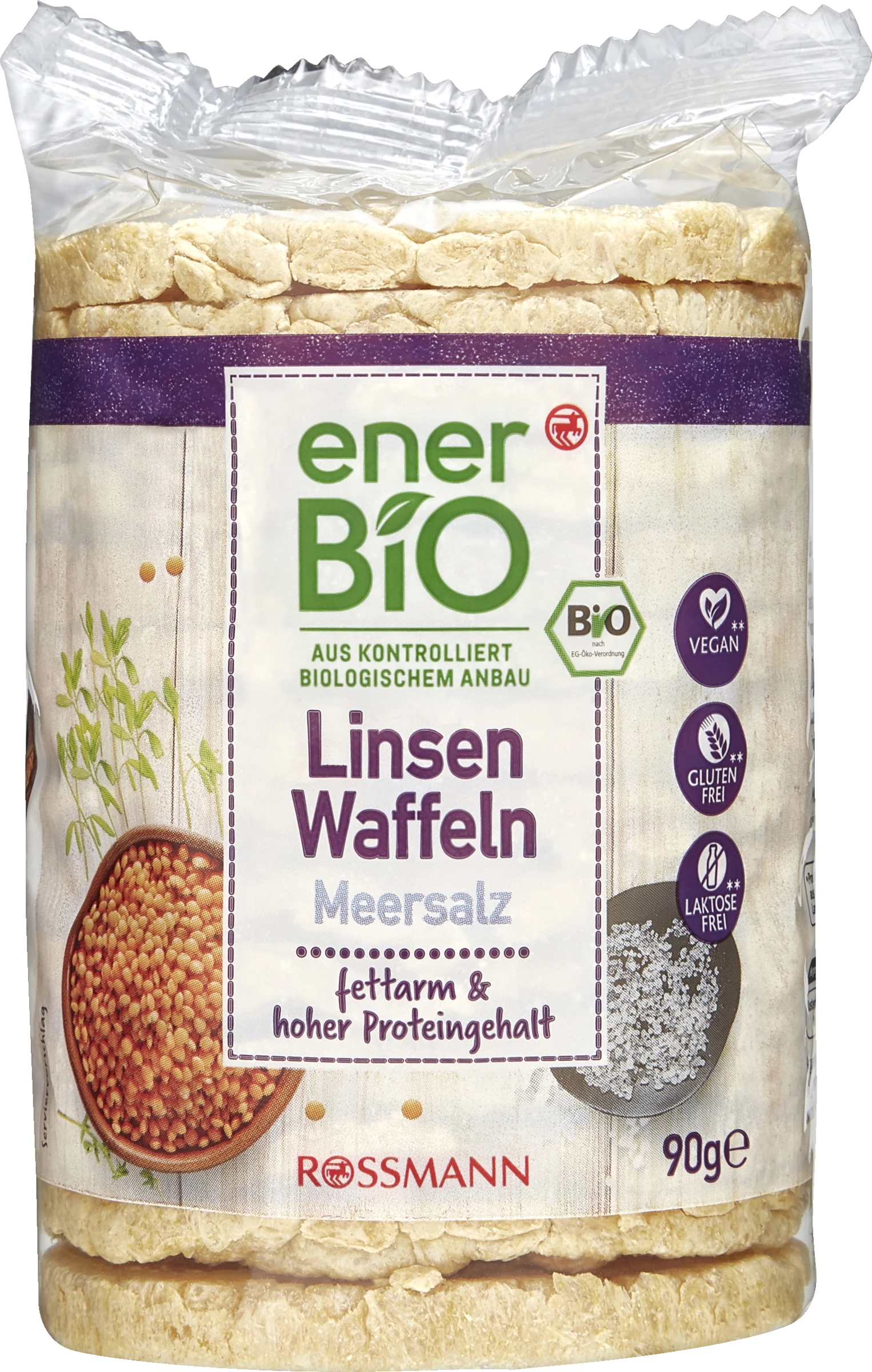 EnerBiO Linsenwaffeln Meersalz 3 EnerBiO Linsenwaffeln Meersalz