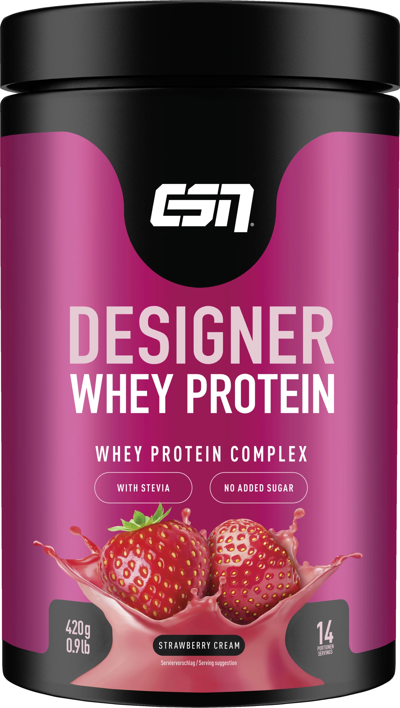 ESN Designer Whey Protein Strawberry Cream 3 ESN Designer Whey Protein Strawberry Cream