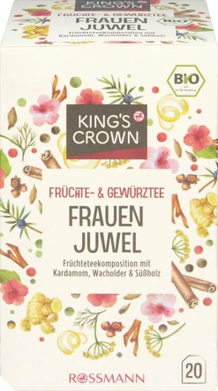 KING'S CROWN Bio Früchte- Und Gewürztee Frauenjuwel