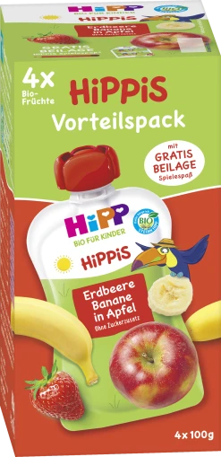 Bio Hippis Erdbeere Banane In Apfel - Theo Tukan